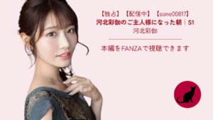 【独占】【新作】【sone00817】河北彩伽のご主人様になった朝｜S1